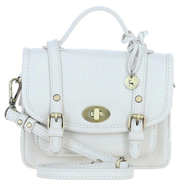 Stylish Real Leather Small Satchel Bag: y-61