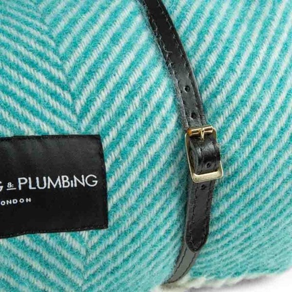 Pure new wool picnic blanket - Cornish Cove - Heating & Plumbing London - Picnic Blanket