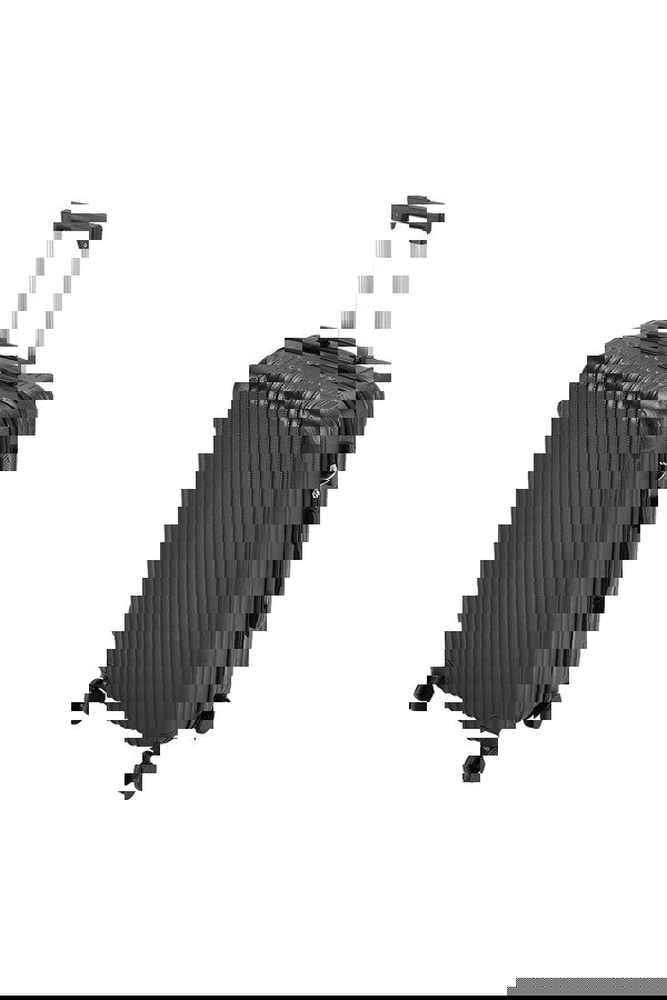 Living and Home Hardshell Spinner Wheel Luggage Travel Suitcase, 20" Black