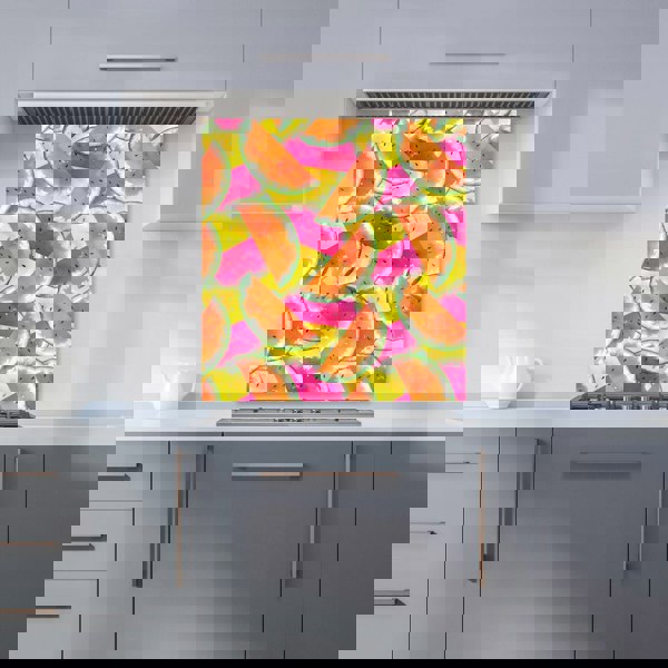 Warren Reed - Designer Watermelon Design Kitchen Splashback