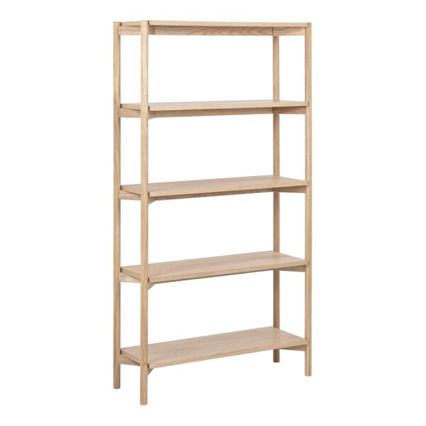 Wyld Haus Berrytwist White Oak Veener Bookcase 4 Shelves