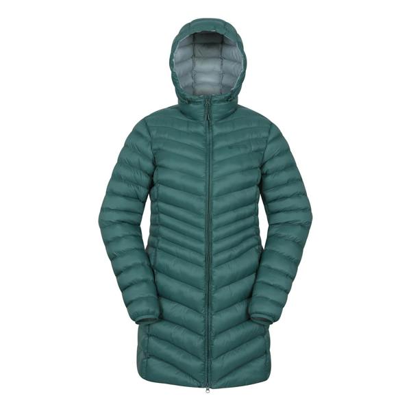 Mountain Warehouse Womens/Ladies Florence Long Padded Jacket - Green - 