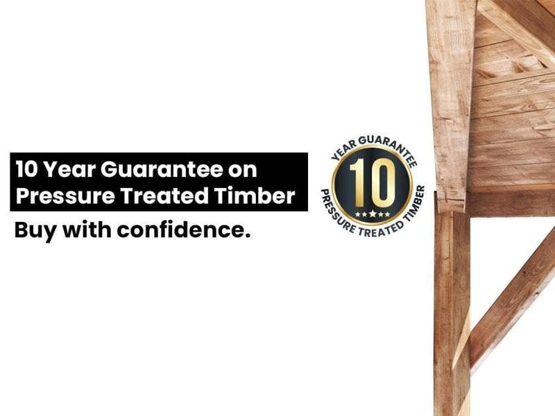Dunster House Wooden Gazebo Leviathan 4m x 3m Heavy Duty With Roof Shingles
