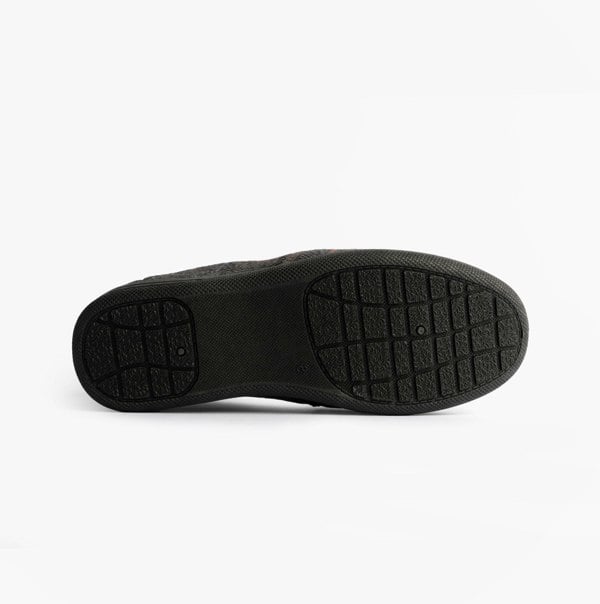 Zedzzz KENNY Mens Full Slippers Grey