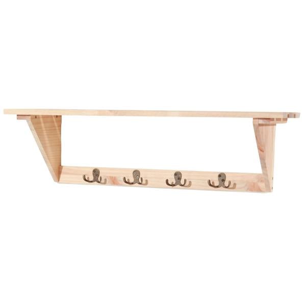 Core Products Hat & Coat Shelf Kit, Pre-Sanded Pine