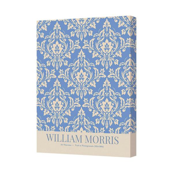 Benjamin Tate Design William Morris Damask Canvas Print Art Nouveau Pomegranate Pattern