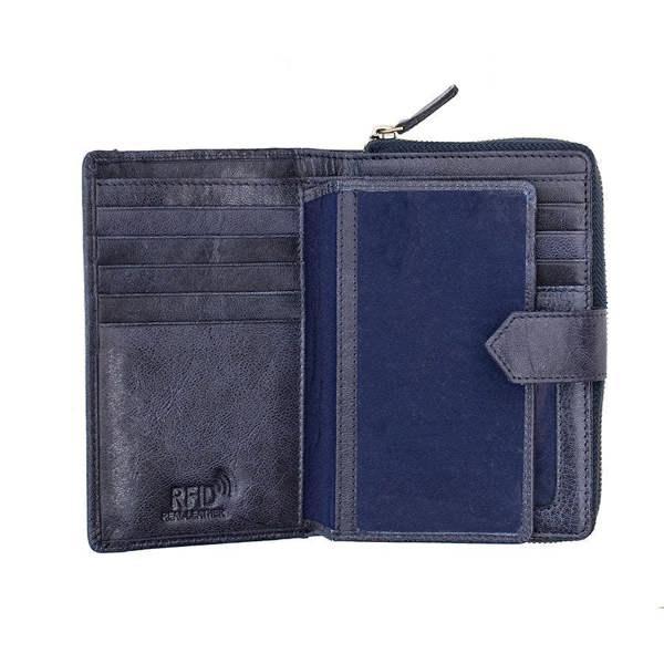 PRIMEHIDE Bifold Leather Purse For Women Arizona
