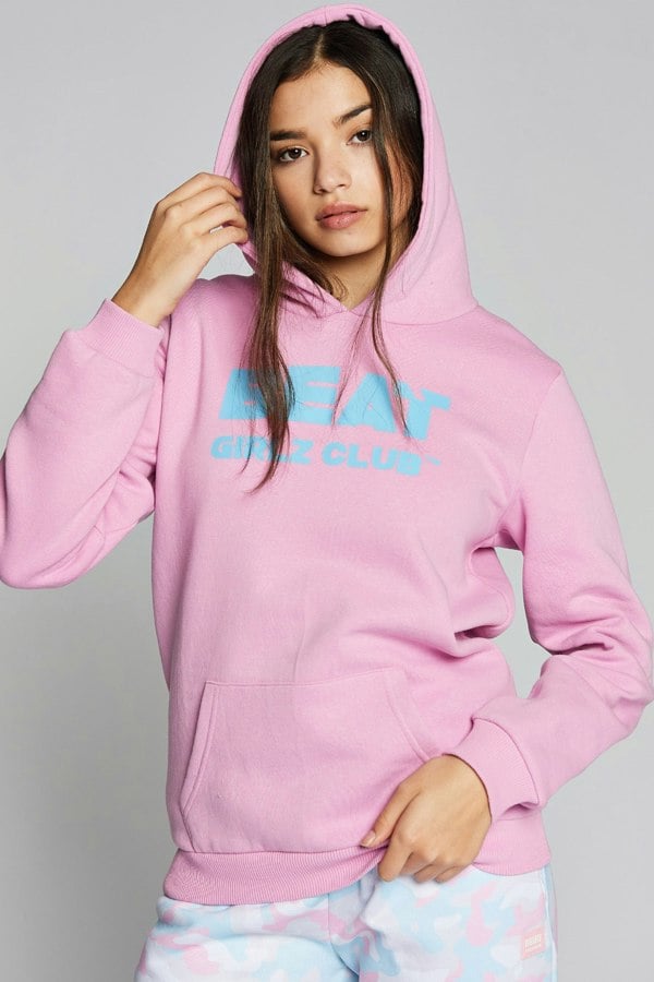 Beat Girlz Club Miami Logo Hoodie - Miami Pink