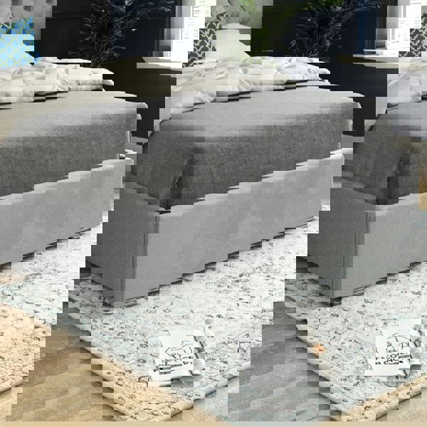 Casa Magna Alma Upholstered Soft Velvet Bed Frame - Grey