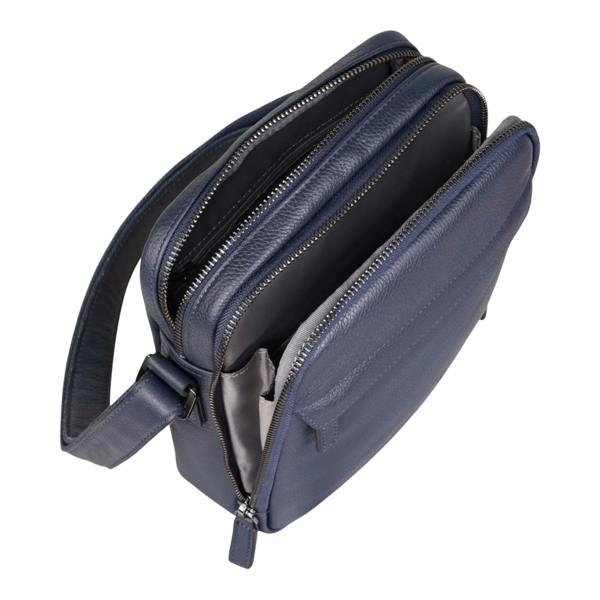 Infinity Leather Genuine Leather Vintage Messenger Crossbody Travel Bag - Hawthrone