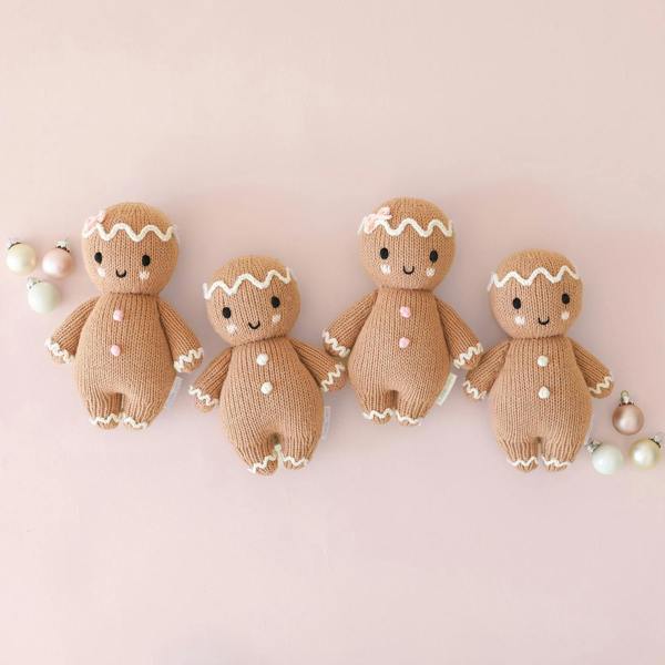cuddle+kind - Baby Animal Collection - Baby Gingerbread - Icing White