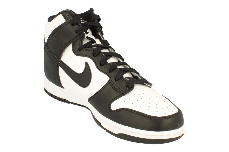 Nike Dunk Hi Retro Mens Trainers Dd1399 105 - White Black Total Orange 105 - Photo 3