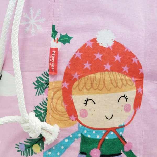 Time for Christmas Toy Storage Bag - Happy Linen Company