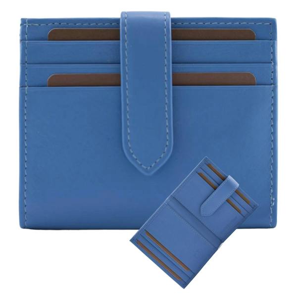 Mala Leather Origin Plain Leather Tabbed Card & Note Holder