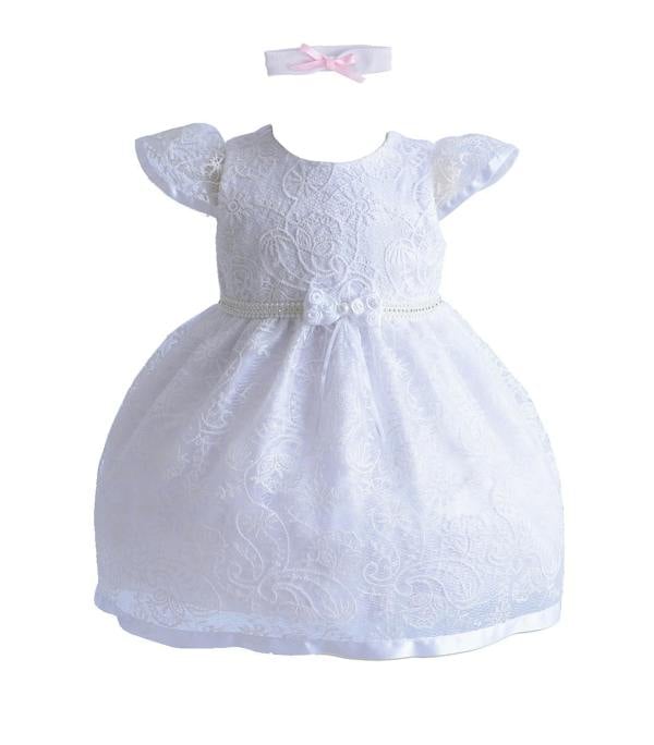 Cinda Lace Dress and Headband Set