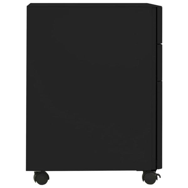Berkfield Mobile File Cabinet Black 30x45x59 cm Steel