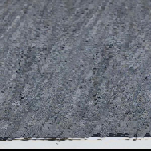 HOMESCAPES Recycled Leather Handwoven Stripe Rug