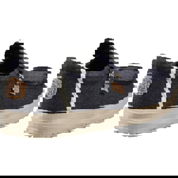 HEYDUDE Mikka Jute Linen Men's Black/Irish Cream Moccasins Shoes
