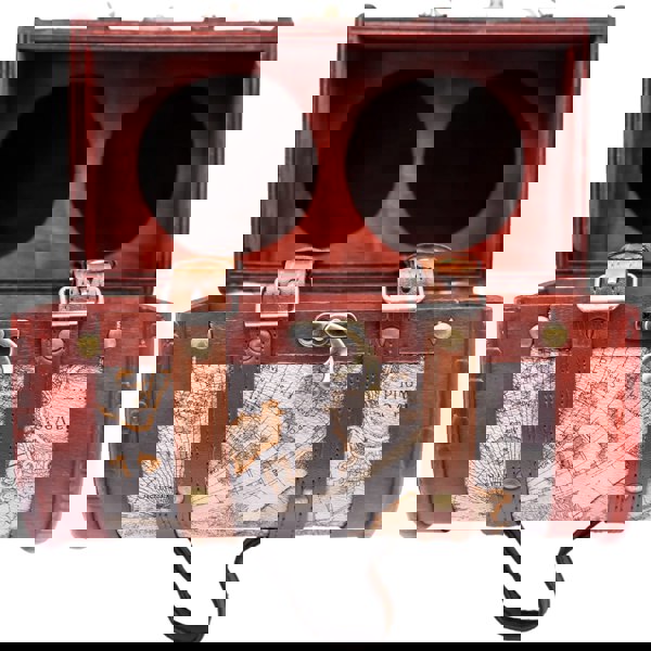 Maison des Cadeaux Dual Wine Bottle Carrier - Ancient Greek Map