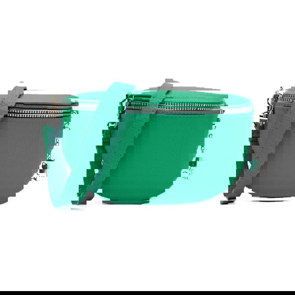 Kitise Italian Real Leather Bum Bag Style Crossbody Bag