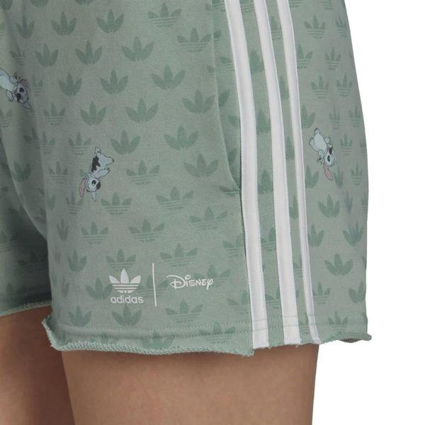 Adidas Womens/Ladies Stitch Sweat Shorts - Green - 