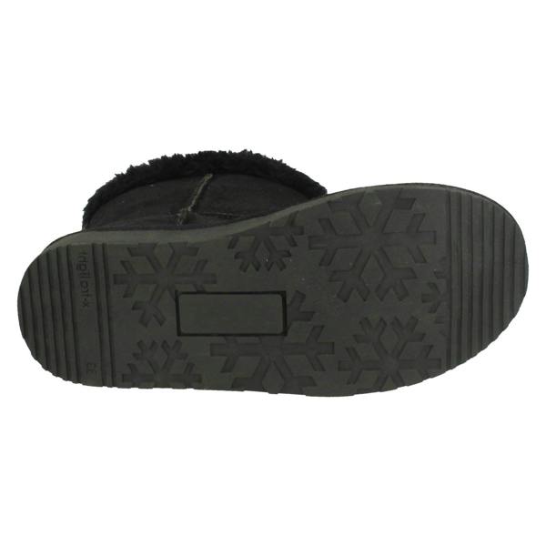 Spot On Girls Spot On Ankle Fur Trim Boots