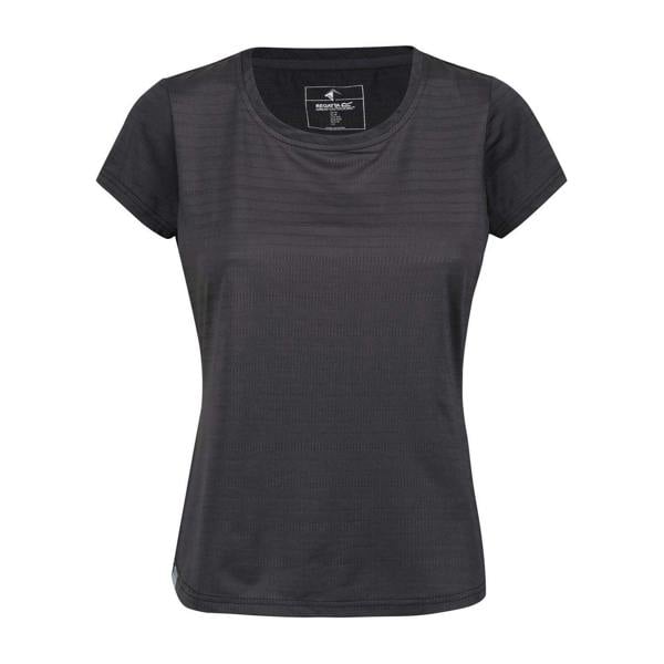 Regatta Womens/Ladies Horizontal Stripe Regular T-Shirt - Seal Grey - 