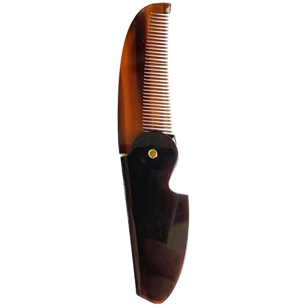 Captain Fawcett's Folding Pocket Moustache Comb