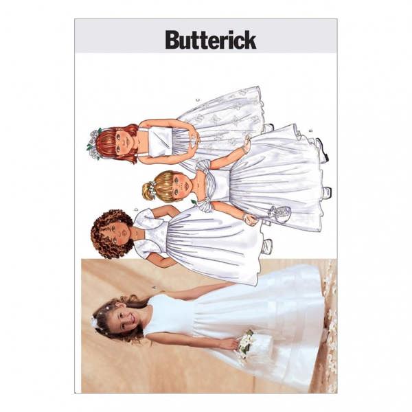 Butterick Sewing Pattern 3351, Jackets, Dresses for Kids, Baby, Ages 6-7-8 - Easy