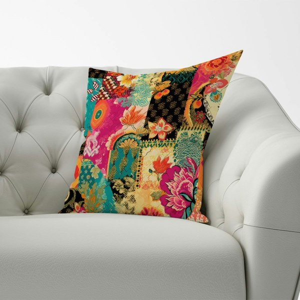 Warren Reed Patchwork Mixed Textiles Cushions