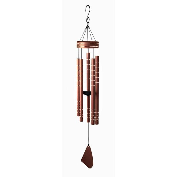 EDH Door Hardware Chorus Musical Wind Chime – 100cm Rose Gold/Red/Green/Blue Outdoor Chime for Relaxing Melodies, Garden, Patio & Home Décor