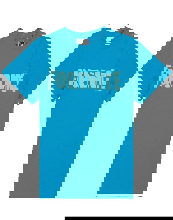 Fortnite Boys Blue Battle Royale Short Sleeved T-Shirt