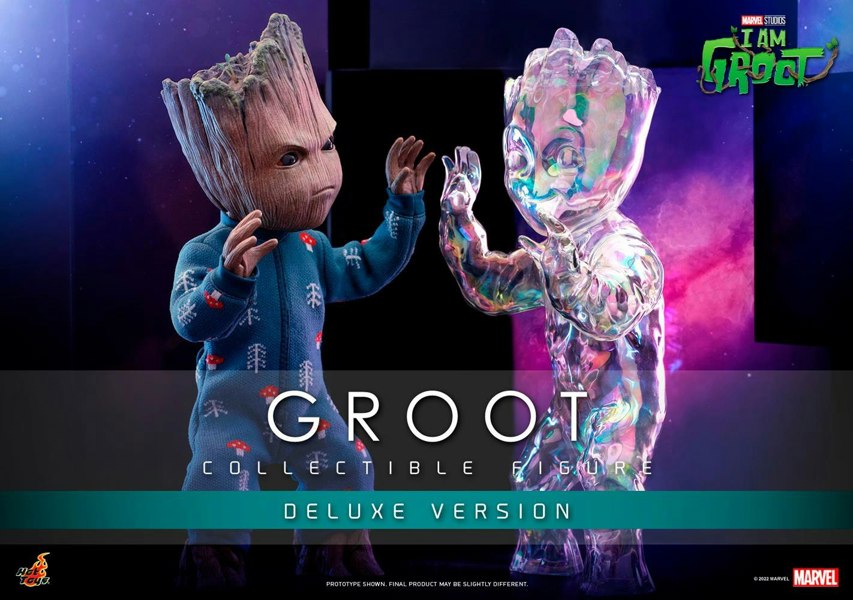 Hot Toys Groot Collectible Figure Deluxe Version I Am Groot Hot Toys 9119432