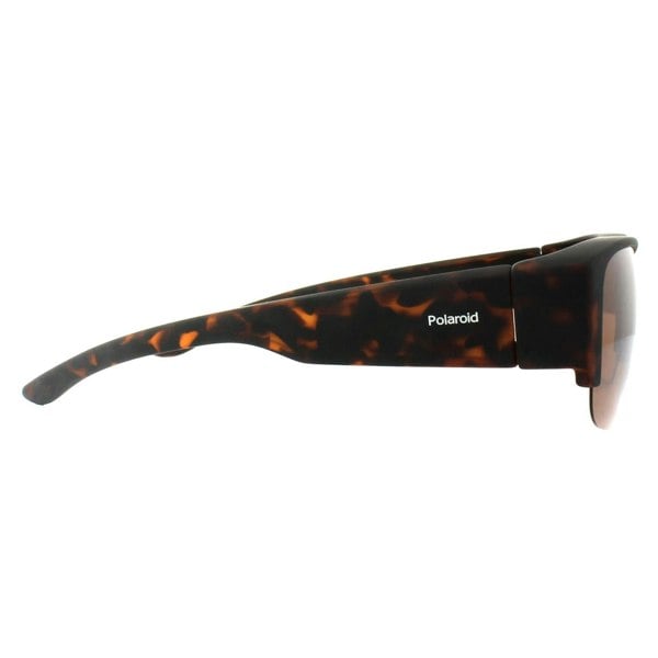 Polaroid Suncovers Fit Over Glasses Sunglasses PLD 9007/S V08 HE Havana Brown Polarized