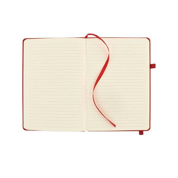 MidOcean Leather A5 Notebook - Red - 