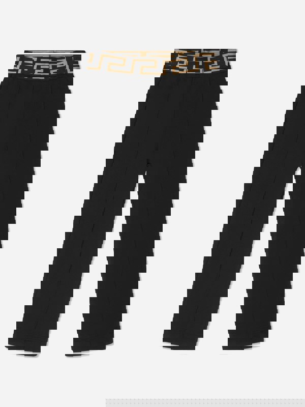 Versace Boys Medusa Joggers in Black