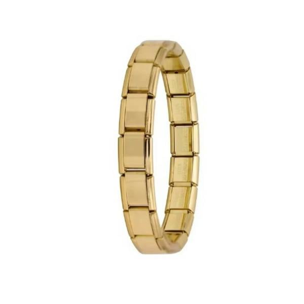 Serafina Italian Style Stainless Steel Charm Bracelet