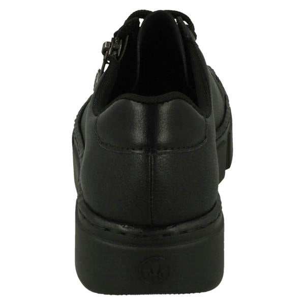 Rieker Ladies Sneakers By Rieker Lace Up Trainers N59L1