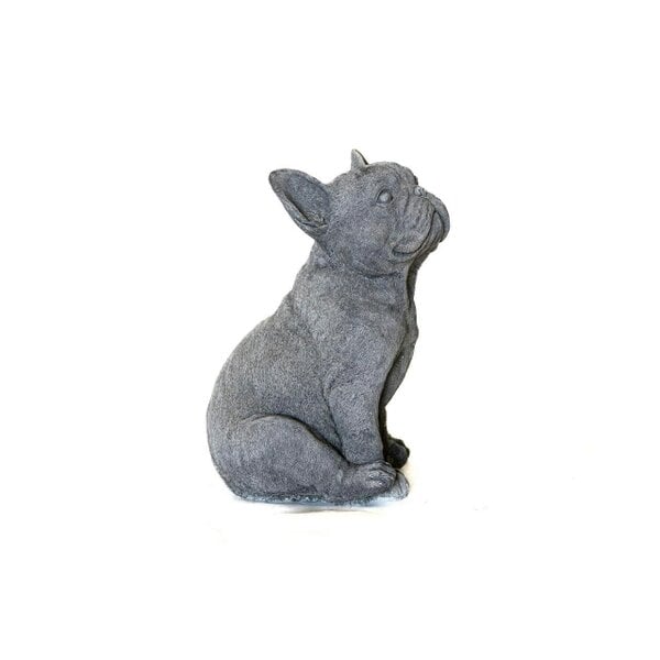 Cute Frenchie Dog Garden Ornament Bulldog Statue