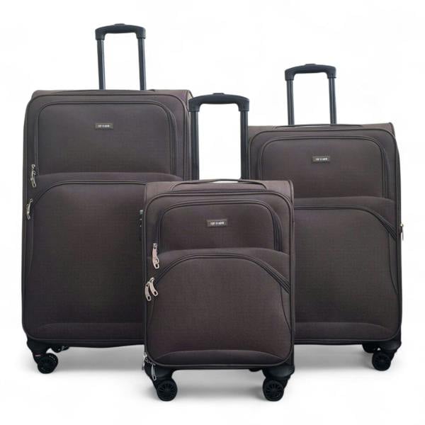Infinity Luggage Expandable Soft 8 Wheel Lightweight Suitcase Luggage Travel Bags Set