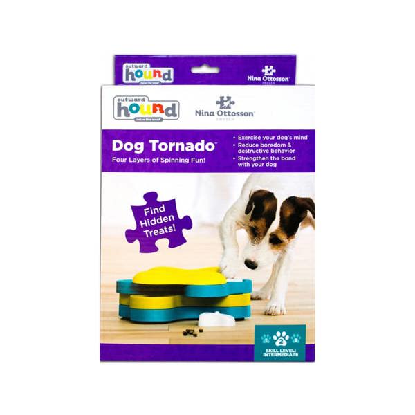 Nina Ottosson by Outward Hound Dog Tornado Interactive Treat Puzzle Dog Toy, Intermediate