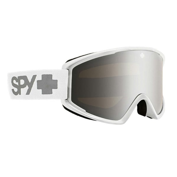 Spy CRUSHER ELITE ECO - Matte White with Silver Mirror Lens