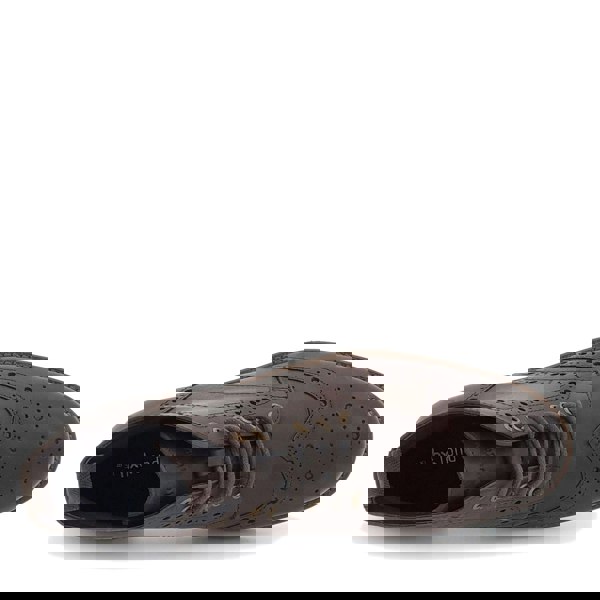 HX London Kingston Brogue Lace Up Leather Boots