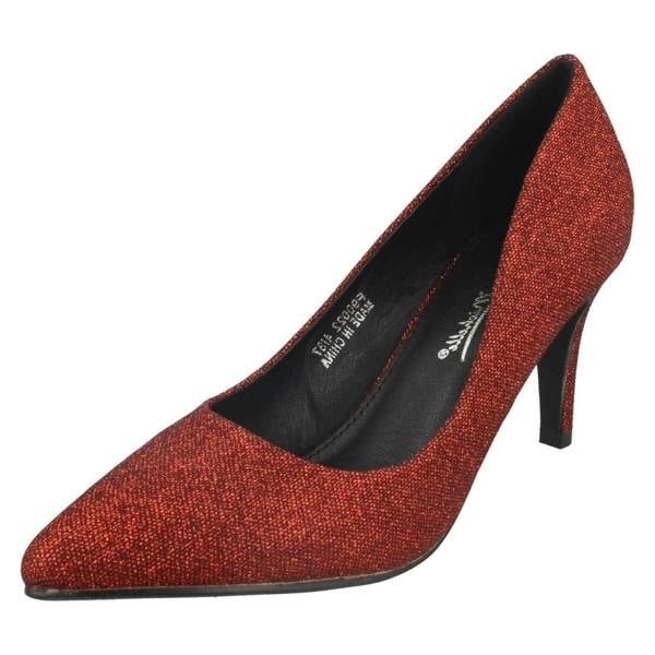 Anne Michelle Ladies Anne Michelle Mid Heel Court Shoes