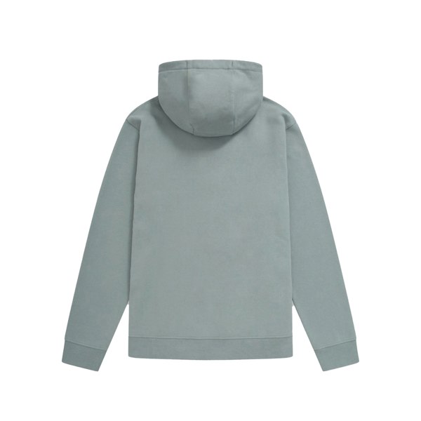 Animal Mens Driver Logo Organic Hoodie - Pale Blue