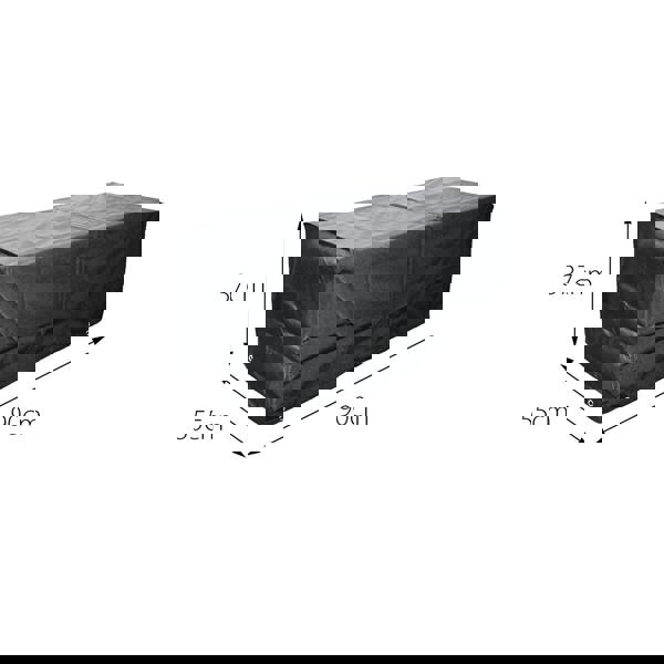 acorn ezbreathe left l shape patio set cover in black