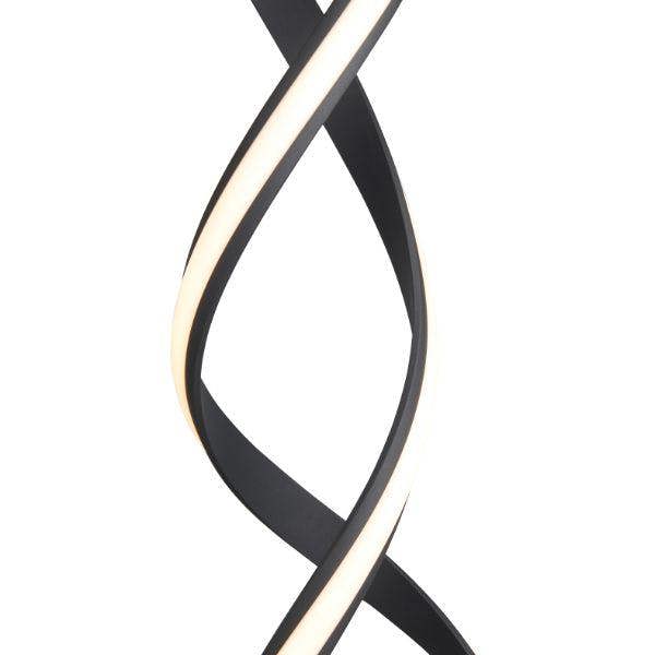 Pagazzi Lighting Fraser Matt Black LED Floor Lamp