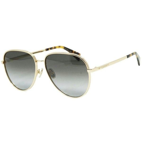 Lanvin Gradient Grey Lens Gold Sunglasses