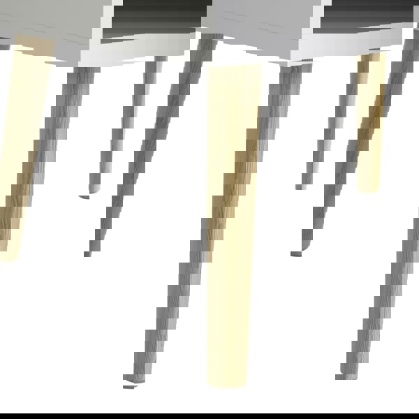 Furniture To Go Oslo TV Unit Wide 2 Drawers 4 Shelves in White and Oak