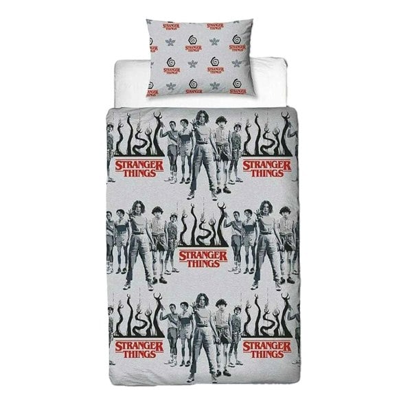 Stranger Things Darkside Reversible Duvet Set - Multicoloured